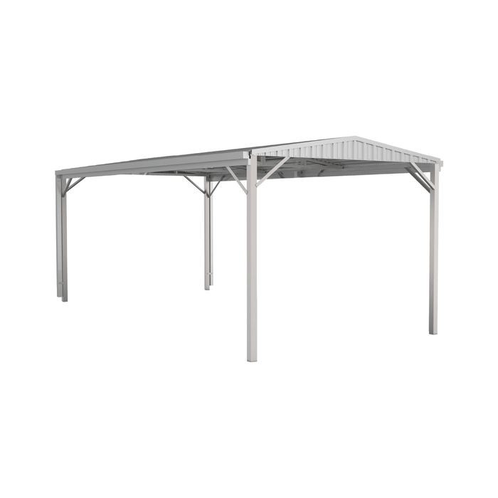 Absco Structures 3.00 x 6.00 x 2.66m Zincalume Single Gable Carport