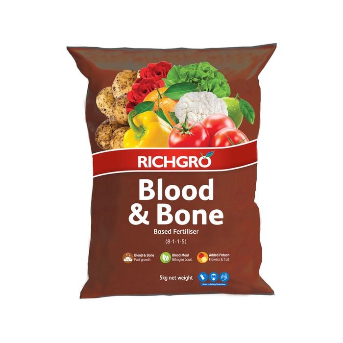 Richgro 5kg Blood And Bone Based Fertiliser