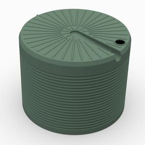 Clark Tanks 50000L Birch Grey Round Tank