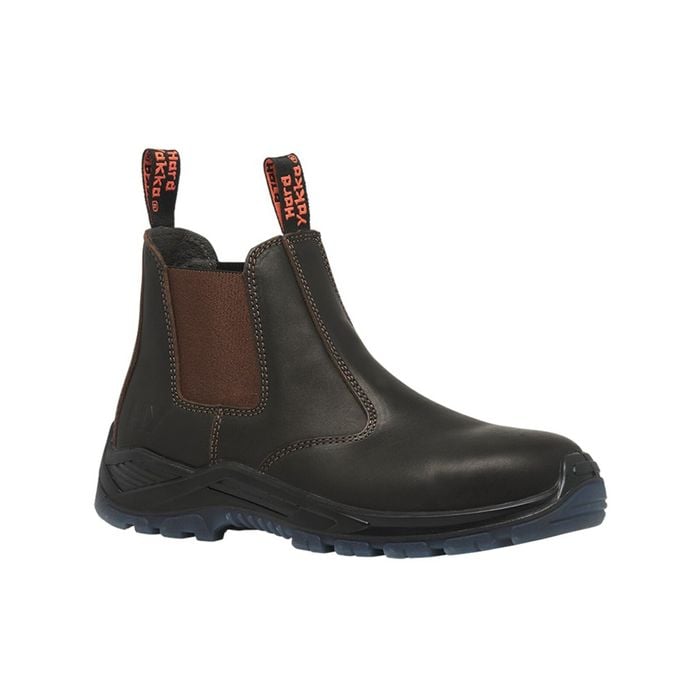 Hard Yakka Size 8 Brown Banjo Gusset Safety Boots