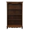 Queen Anne Solid Mahogany Timber Bookcase - Large (Mahogany)