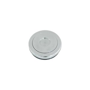 Cal Custom 9 Bolt Steering Wheel Horn Button Euro Style Polished Aluminium