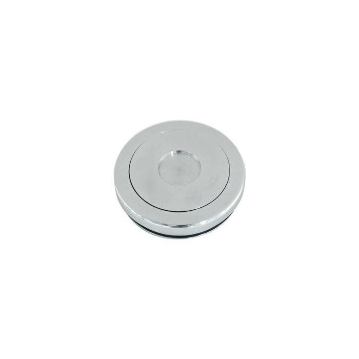 Cal Custom 9 Bolt Steering Wheel Horn Button Euro Style Polished Aluminium