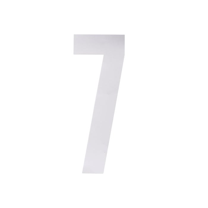 Sandleford 175mm White Self Adhesive Wheelie Bin Number 7