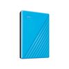Western Digital My Passport 4TB Portable Hard Drive - Blue [WDBPKJ0040BBL-WESN]