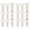 6PK 3pc Porto Zest Stainless Steel/Plastic 13cm Peeler Set