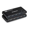 Simplecom Km420 2-port Hdmi Kvm Switch Hdmi 2.0 4k@60hz 4-port Usb 3.0 Hub 5gbps