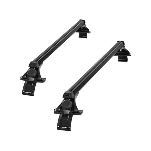 Universal Car Roof Racks Pod Aluminium Cross Bars Adjustable 145cm Black Bunnings Australia