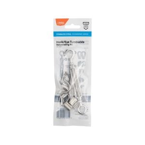 Taskmaster 5mm 316 Stainless Steel Hook/Eye Balustrade Kit