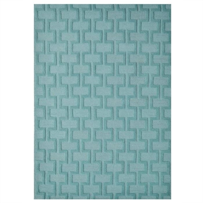 Handmade Contemporary Wool Rug-Balmoral 6391-Cashmere Blue-190x280cm