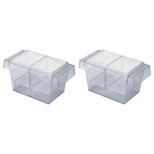 2PK Boyu Aquarium/Fish Tank Floating Fish Hatchery Double 9.5x20x10cm