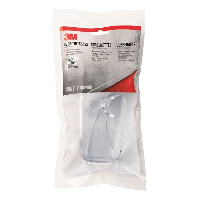 3M Over The Glasses Clear Protective Eyewear