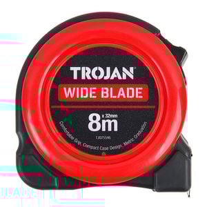 Trojan 8m Wide Blade Tape Measure