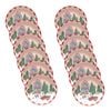 12PK Porto Porcelain Night Before Christmas Dinner Plate Red Truck