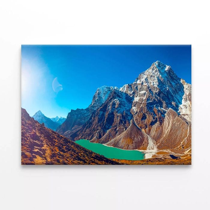 Mountains on the Way in Nepal   Print 100% Australian Made 75 x 50cm  (Stretched)