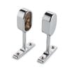 Sandleford 15mm Chrome Oval Pillar End - 2 Pack