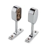 Sandleford 15mm Chrome Oval Pillar End - 2 Pack