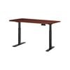 Artiss Sit Stand Desk Motorised Black & Walnut 140cm
