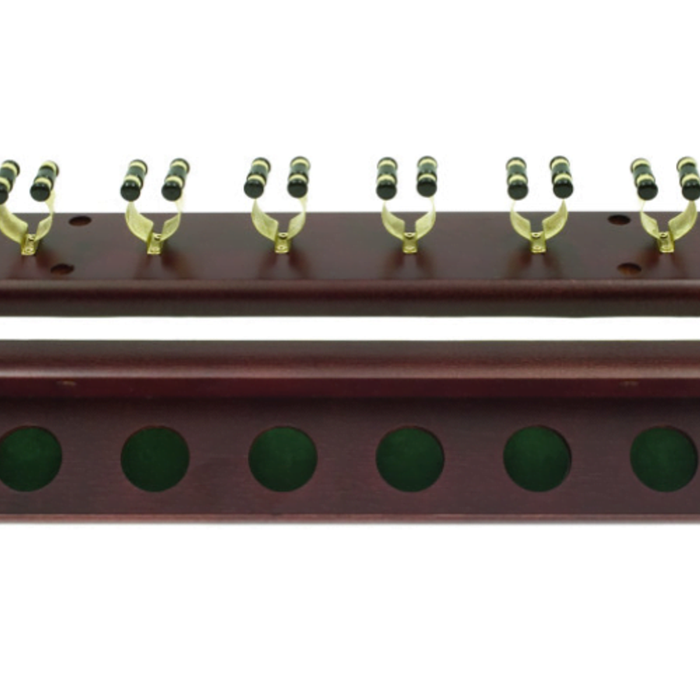 Pool Snooker Billiard Cue Rack Jarrah Holds 6 Sticks