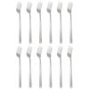 Tondo Stainless Steel Dinner Forks - 21.5cm - 24x Durable Rust Resistant Stainless Steel Dishwasher Safe Flatware Set