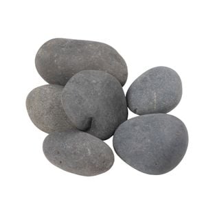 Tuscan Path 20kg 80-100mm Black River Pebbles