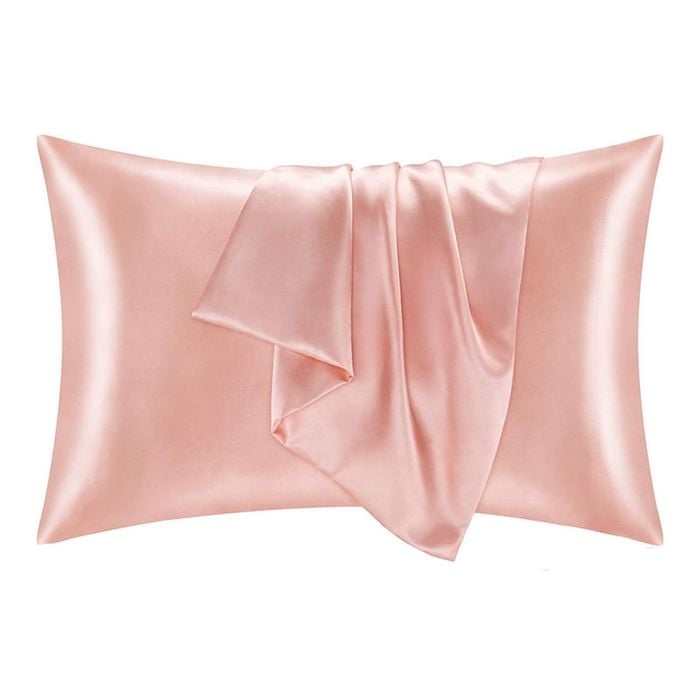 Catzon 2 Pcs 51 X 66cm Satin Pillowcases for Hair and Skin with Envelope Closure-Orange(S)