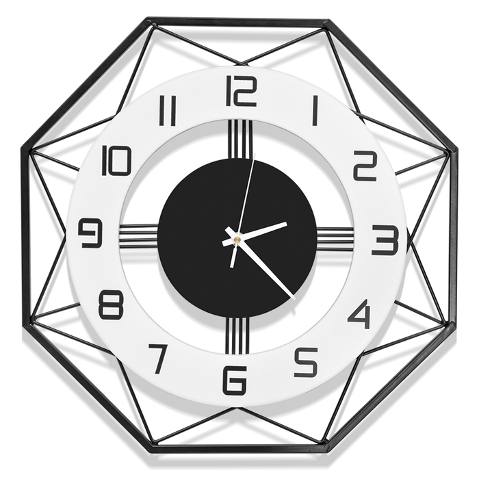 Silent Hanging Large Wall Clocks 42cm Modern Non Ticking Quartz