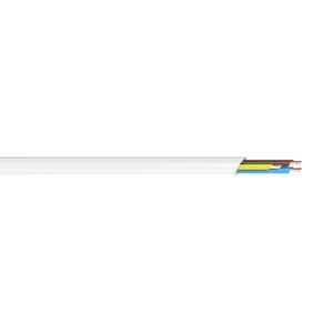 DETA 5m 1mm² White 3-Core Cable