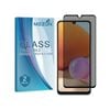 2 Pack MEZON Samsung Galaxy A22 4G (6.4") Privacy Anti-Spy Full Cover Tempered Glass