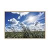Artey | Cloud Painting - Framed Canvas - Natural Frame - 80 x 120 cm