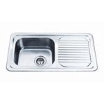 SINX 1 Bowl 1 Drainer Focus Slim Kitchen Sink