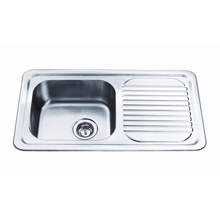 SINX 1 Bowl 1 Drainer Focus Slim Kitchen Sink