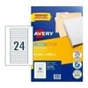 AVERY File Label L7170 24UP Pack of 25