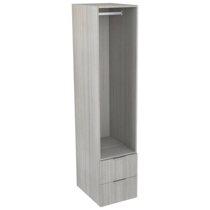 Lugna 2048 x 450 x 580mm Mist Hanging 2 Drawer Storage Cabinet