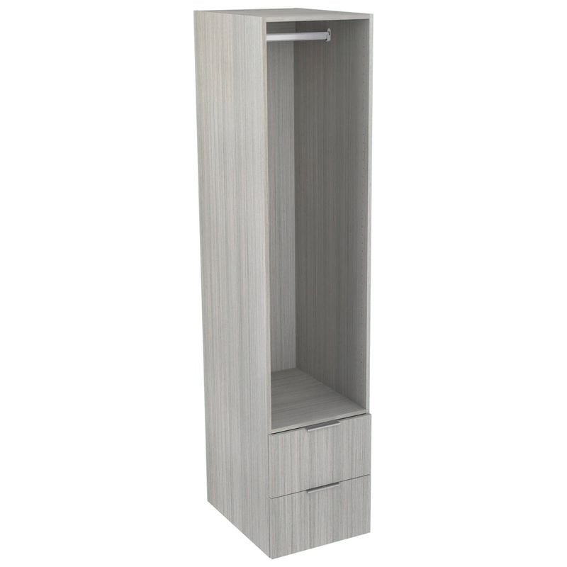 Lugna 2048 x 450 x 580mm Mist Hanging 2 Drawer Storage Cabinet