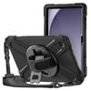 3SIXT Apache Case w/ Shoulder Strap For Galaxy Tab S9+/S9FE+/S8+ Black