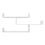 European Cabinetry White Zurich Multi Level Shelf Kit