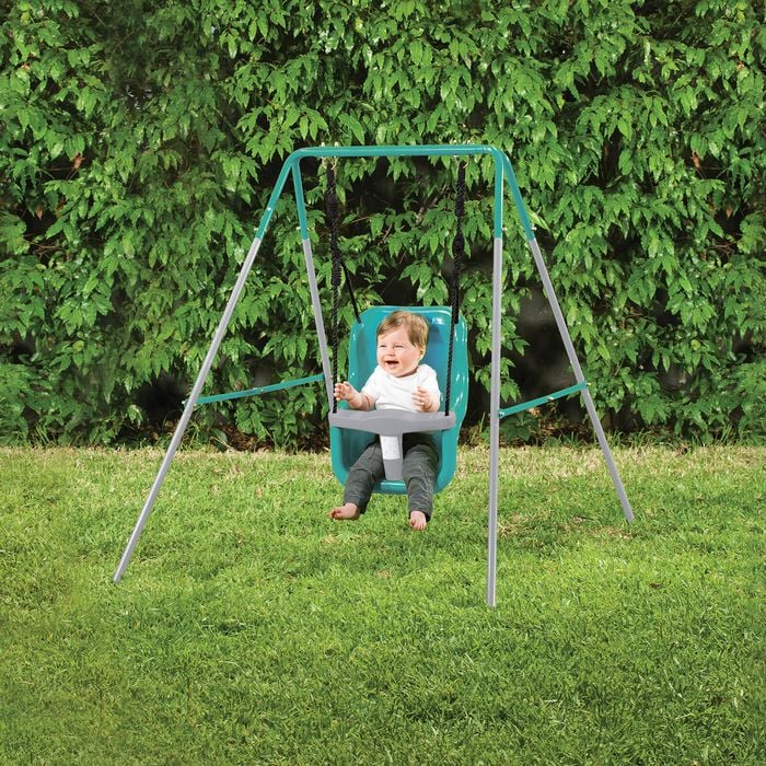 Swing Slide Climb Baby Swing Seat Teal Bunnings Australia