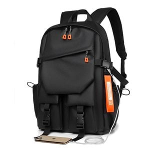 NNEOBA Waterproof Oxford Backpack Durable Travel Black
