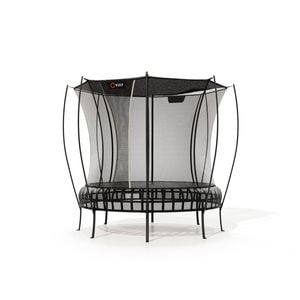VULY Thunder 2 Medium 10ft Springless Trampoline with Enclosure - Round Kids Trampolines Bundle With Shade Cover
