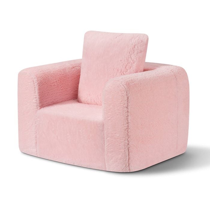Playpals Kid Sofa Play Couch With Pillow High Back Toddler Chair Sofa