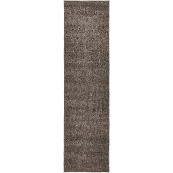 The Rug Connection Skye Aliya Brown 500x80cm - Extra Large Runner Indoor Rug