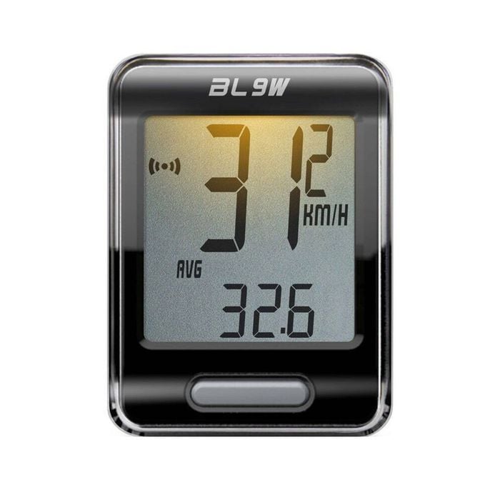 Echowell 9 Function Wireless Bicycle Computer - Black