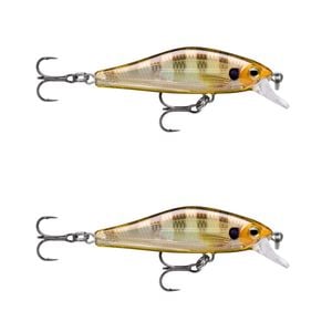 2x Rapala 5cm Shadow Rap Fast Sink Jerkbait/Twitchbait Fish Lures - Gill UV