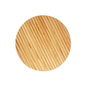 Oriel Lighting Dot Scalloped Wood Tri-colour Led Wall Light 25cm