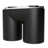 Melro Tanks 5000L Black Slimline 5010 Poly Water Tank