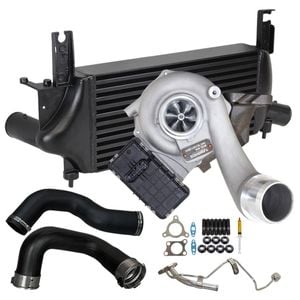 Upgrade Billet Turbo+75mm Intercooler & Hoses And Genuine Oil Feed Pipe For Nissan Pathfinder R51 Yd25 2.5l 2010 Onwards