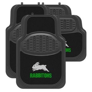 South Sydney Rabbitohs Official Nrl Universal Rubber Car Floor Mats Carpet
