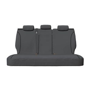 Ford Ranger PX Dual Cab 2011-2015 Rear TRADIES Heavy Duty Grey Canvas Seat Covers