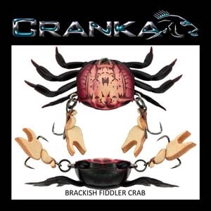 Cranka Crab 9.5g Sinking Hard Body Fishing Lure Brackish Fiddler